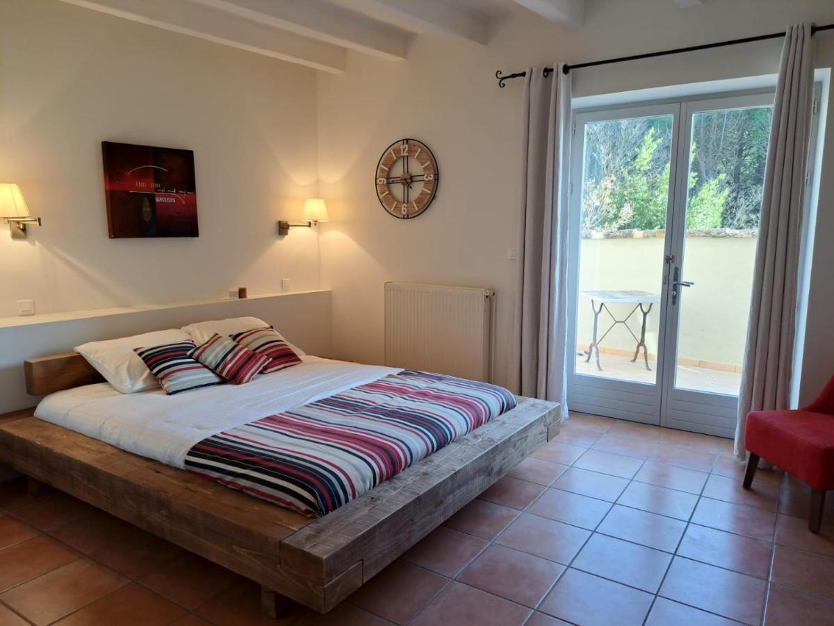 Hotel Restaurant Clos Des Sullys Montclus  Dış mekan fotoğraf